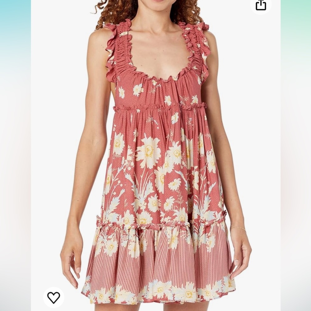NWT Free People Intimately Bali Wild Daisy Slip Dress Size Large Z431